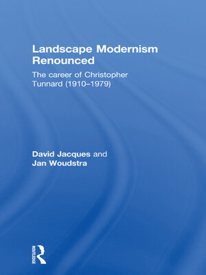 cover image of Landscape Modernism Renounced